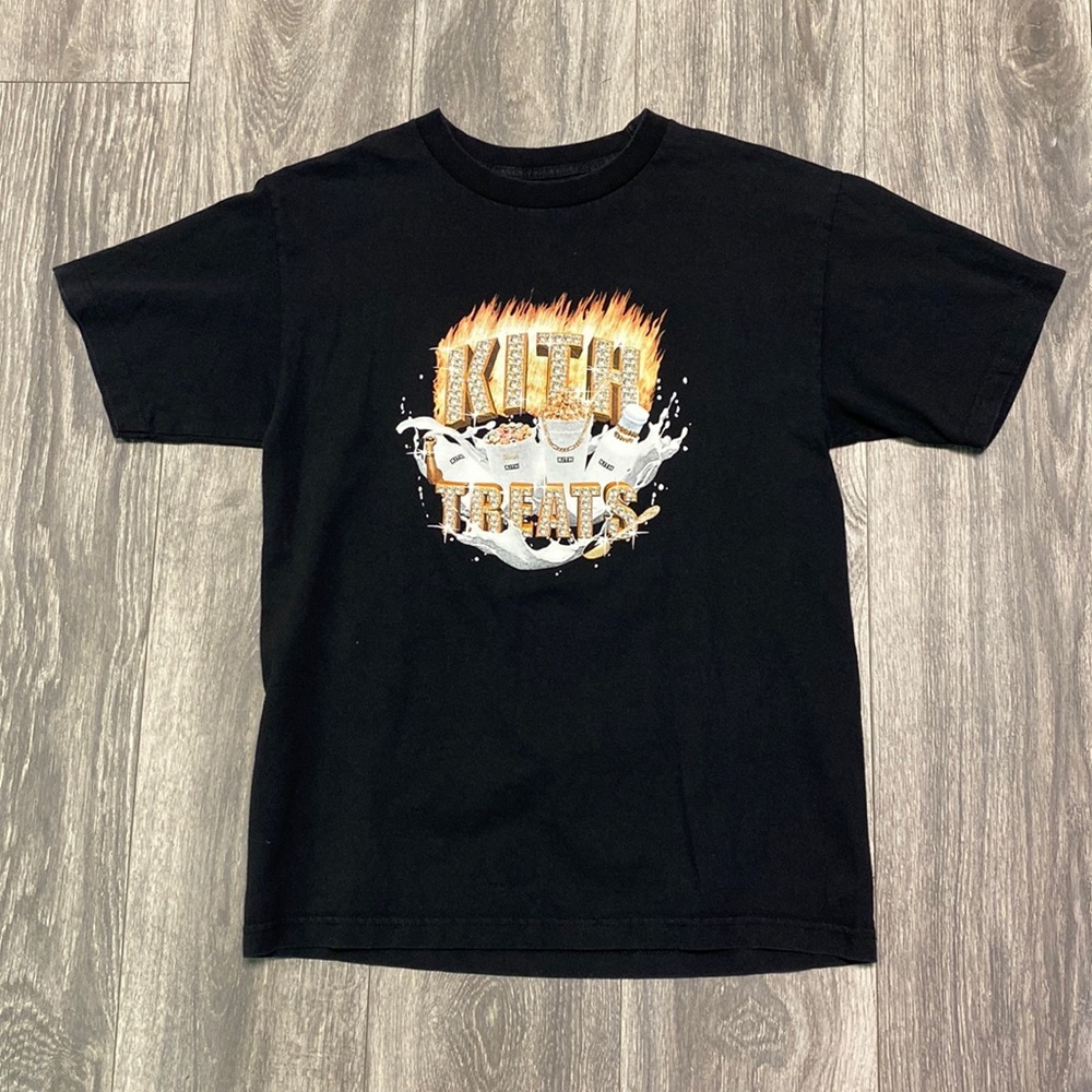 Kith Black Short Sleeve Graphic Tee